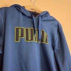 NBA Golden State Warriors Basketball Hoodie Mens Large Blue Neon Graphic Fleece